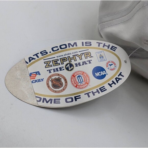 Zephyr Florida State Seminoles The Fort Cap Hat Vintage VTG NEW White Snapback - Picture 5 of 6